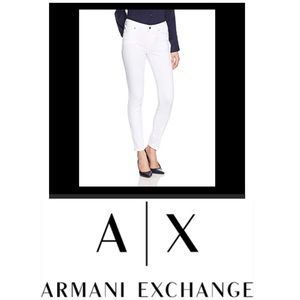 Armani White Skinny Jeans